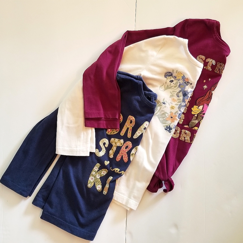 Lot of girl's long sleeve tees